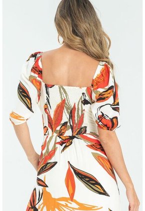 Vestido Largo Ennox Rojo Ragged Pf11511355