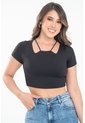 Crop Top Agathe Negro Ragged Pf31122334 de Ragged
