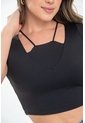 Crop Top Agathe Negro Ragged Pf31122334 de Ragged