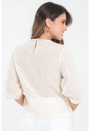 Blusa Malawi Beige Ragged Pf31113688