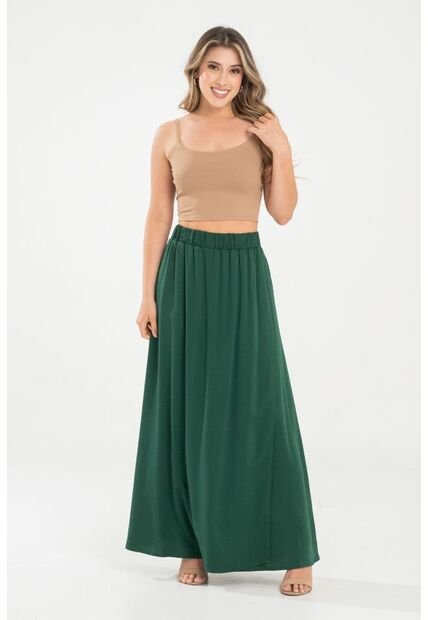 Falda Larga Stella Verde Ragged Pf31320352