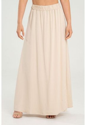 Falda Larga Stella Beige Ragged Pf31320352