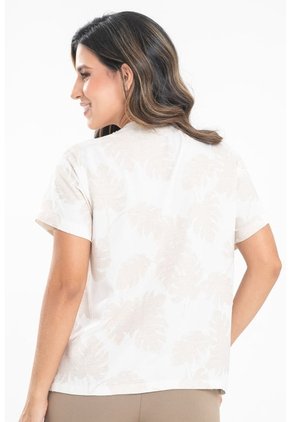 Blusa Fherret Blanco Ragged Pf31113691