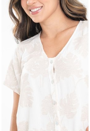 Blusa Fherret Blanco Ragged Pf31113691
