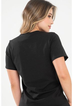 Camiseta Better Negro Ragged Pf31122314