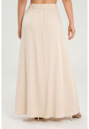 Falda Larga Stella Beige Ragged Pf31320352