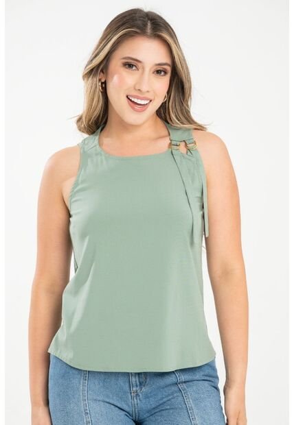 Blusa Junipher Verde Ragged Pf31113505