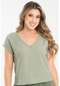 Blusa Gabriella Verde Ragged Pf31113498 de Ragged