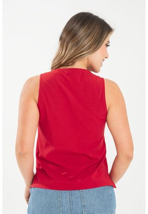 Blusa Junipher Rojo Ragged Pf31113505