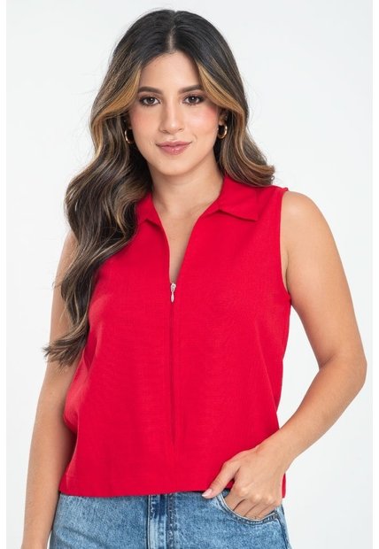 Blusa Struath Rojo Ragged Pf31113690