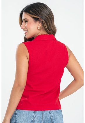 Blusa Struath Rojo Ragged Pf31113690