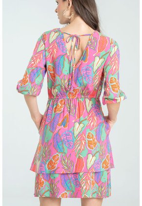 Vestido Napoles Fucsia Ragged Pf11511300