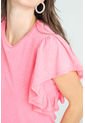 Camiseta Montal Rosa Ragged Pf21120042 de Ragged