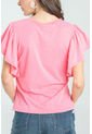 Camiseta Montal Rosa Ragged Pf21120042 de Ragged