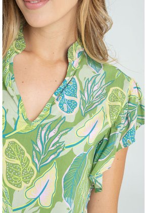 Blusa Julieta Verde Ragged Pf11112715