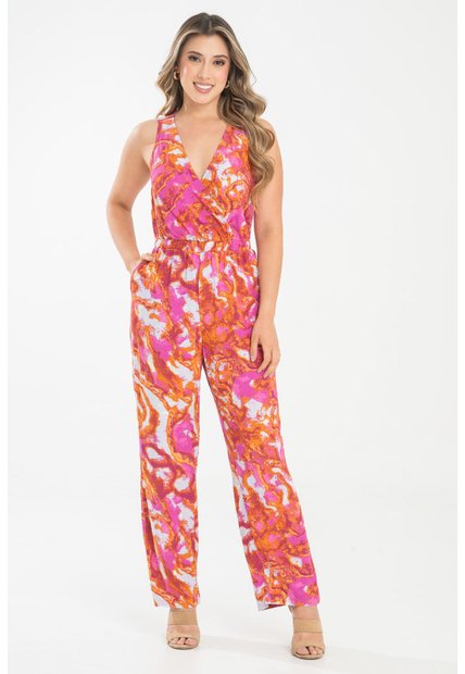 Enterizo Largo Lariath Fucsia Ragged Pf31530204
