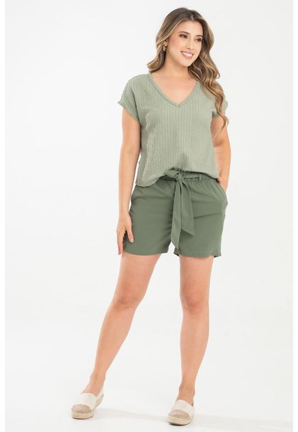 Short Alexa Verde Ragged Pf31340233