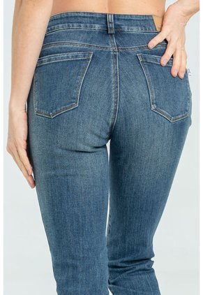 Jeans Skinny Spicy Azul Ragged Pf21350028