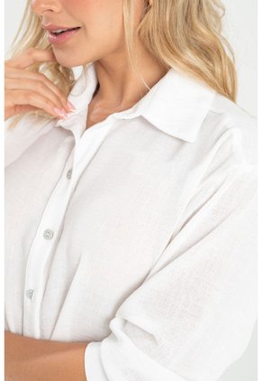 Camisa Mhavis Blanco Ragged Pf31113546