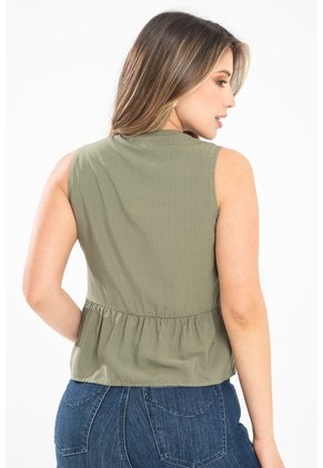 Blusa Malibu Verde Ragged Pf31113464