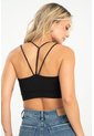Crop Top Lhindy Negro Ragged Pf31122315 de Ragged