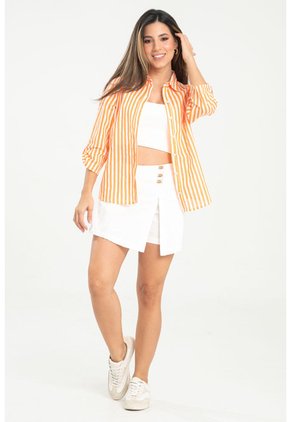 Falda Short Moscon Blanco Ragged Pf31320350