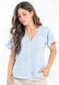 Blusa Maggie Azul Ragged Pf31113536 de Ragged