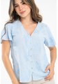 Blusa Maggie Azul Ragged Pf31113536 de Ragged