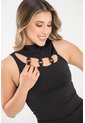 Top Veneza Negro Ragged Pf31122312 de Ragged