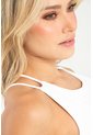 Crop Top Lhindy Blanco Ragged Pf31122315 de Ragged