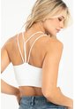 Crop Top Lhindy Blanco Ragged Pf31122315 de Ragged