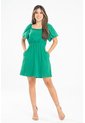 Vestido Corto Hartoon Verde Ragged Pf31511473 de Ragged