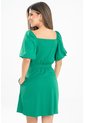 Vestido Corto Hartoon Verde Ragged Pf31511473 de Ragged
