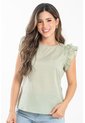 Blusa Vainilla Verde Ragged Pf31113535 de Ragged