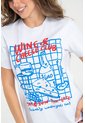 Camiseta Wine Blanco Ragged Pf31122319 de Ragged
