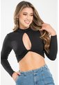 Crop Top Beanie Negro Ragged Pf31122310 de Ragged