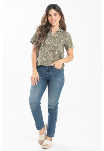Blusa Spring Verde Ragged Pf31113532 Ragged