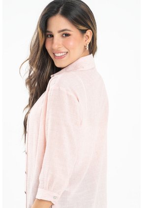 Camisa Mhavis Rosa Ragged Pf31113546