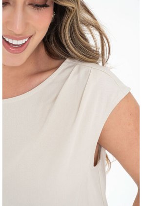 Blusa Rema Beige Ragged Pf31113678