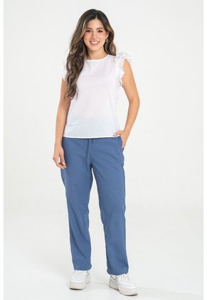 Blusa Vainilla Blanco Ragged Pf31113535