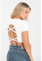 Crop Top Dhede Blanco Ragged Pf31122326 de Ragged