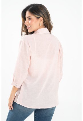 Camisa Mhavis Rosa Ragged Pf31113546