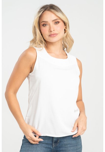 Blusa Hessie Blanco Ragged Pf31113539