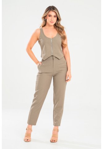 Pantalon Rayas Café Ragged Pf31310730 Ragged
