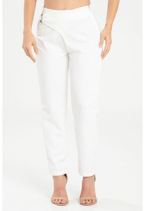 Pantalon Lheena Blanco Ragged Pf31310757