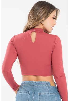 Crop Top Beanie Rojo Ragged Pf31122310