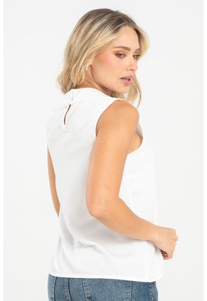 Blusa Hessie Blanco Ragged Pf31113539