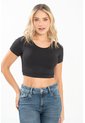 Crop Top Dhede Negro Ragged Pf31122326 de Ragged