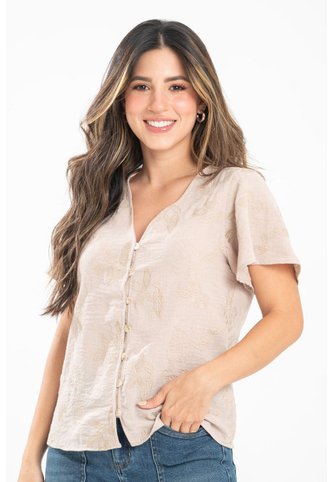 Blusa Maggie Beige Ragged Pf31113536 Ragged