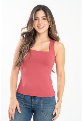 Top Dhione Rojo Ragged Pf31122328